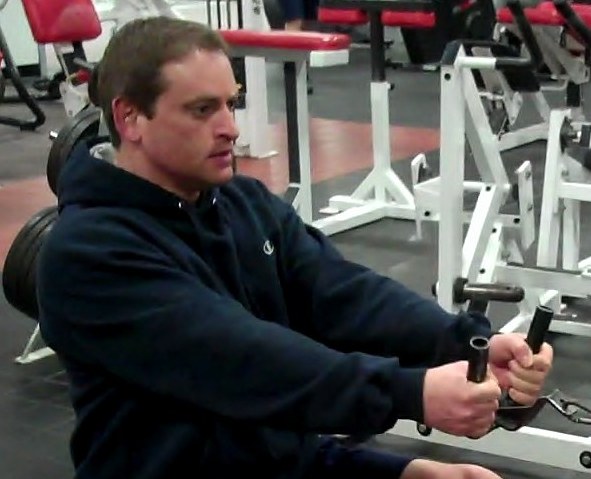 Cutting Edge Personal Training Client At Work