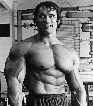 7-time Mr. Olympia, Arnold Schwarzenegger